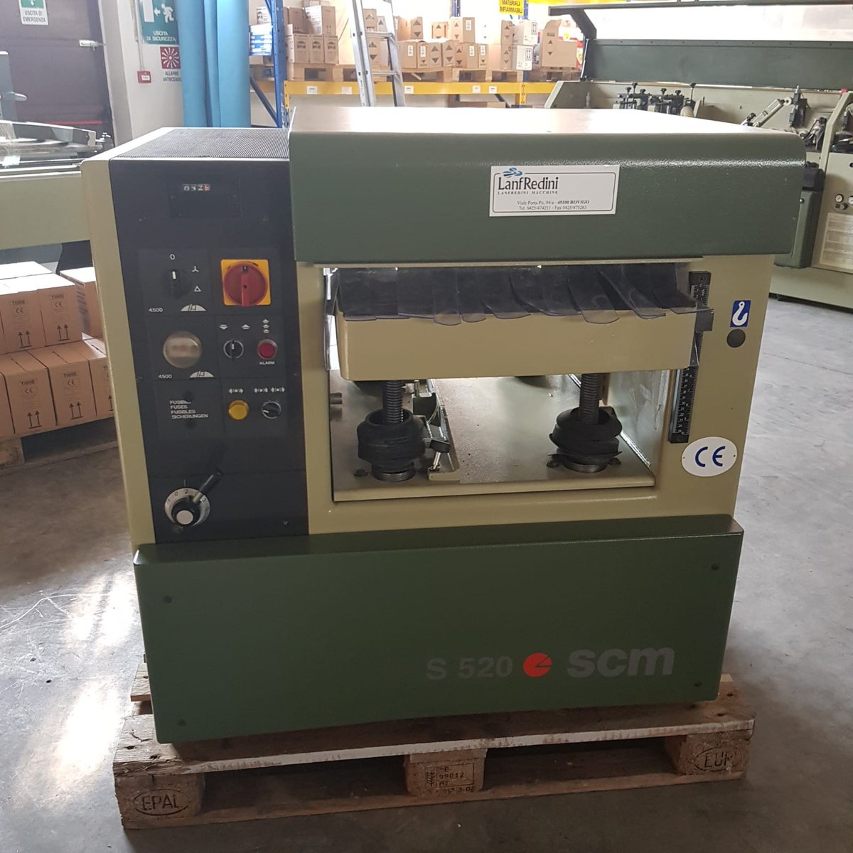 Pialla spessore usata per legno Scm S520 Ce